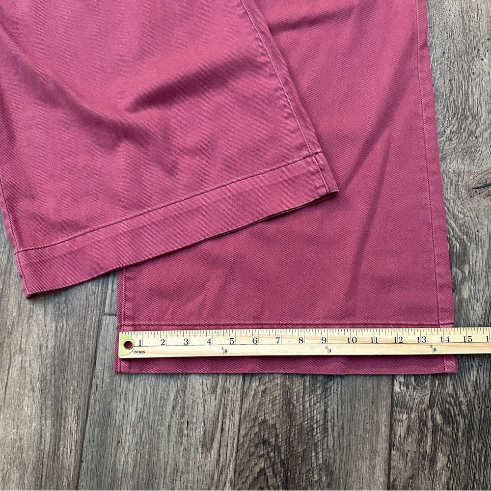 ana High Rise Wide Leg Pants Women’s Size 12 Hawthorne Rose - Picture 7 of 10
